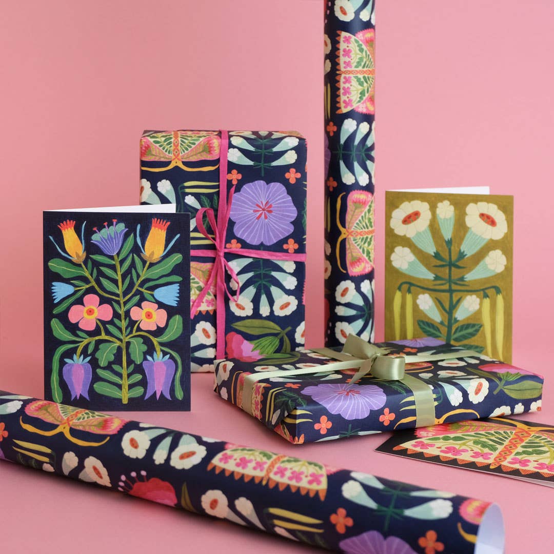 Folk Meadow Gift Wrap