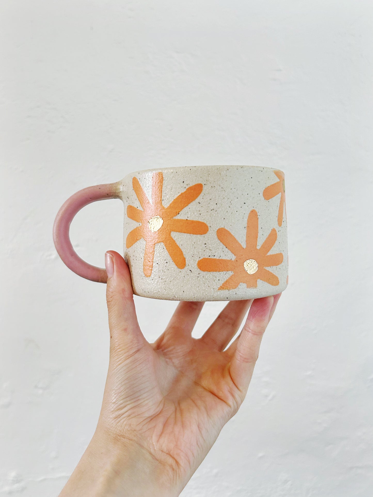 Coral Sunburst Mug