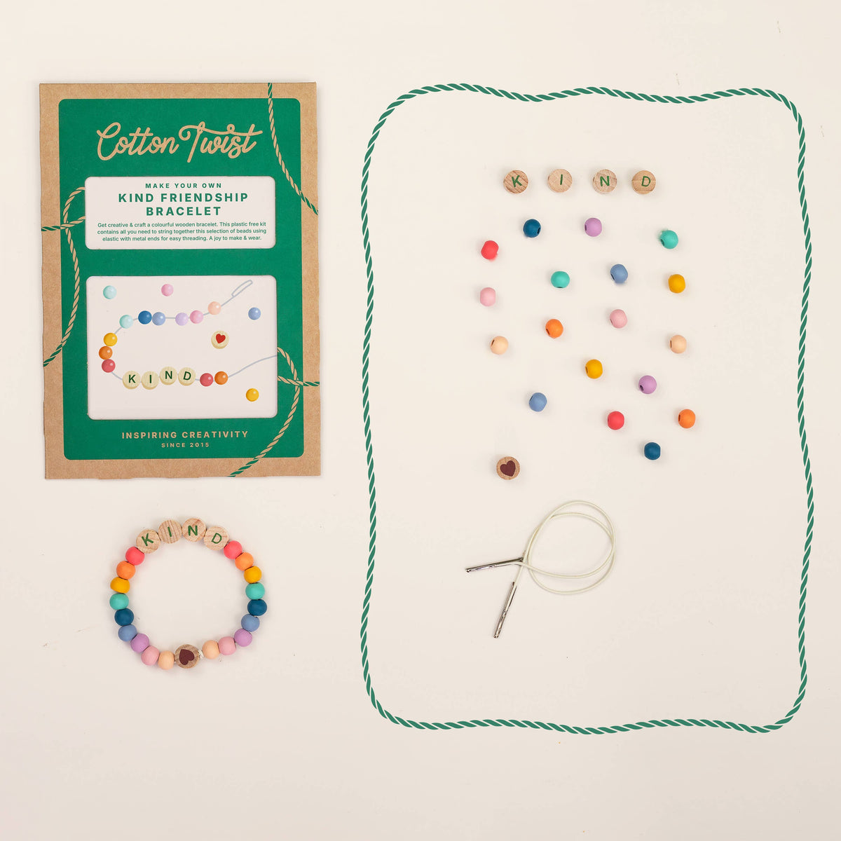 'Kind' Friendship Bracelet Kit