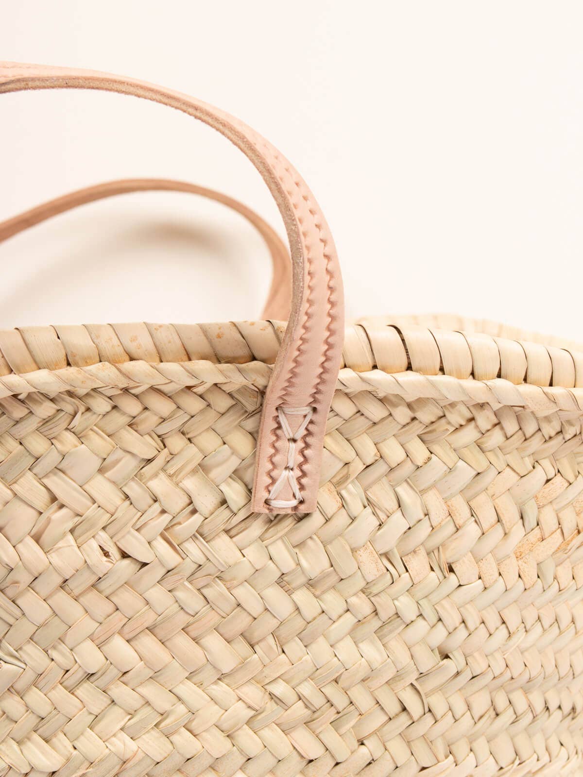 Parisienne Natural Tote Basket Bag