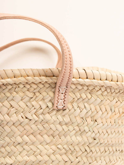 Parisienne Natural Tote Basket Bag