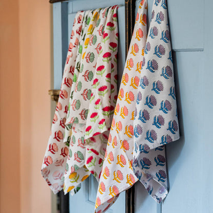 Lotus Flower Lilac Cotton Napkins