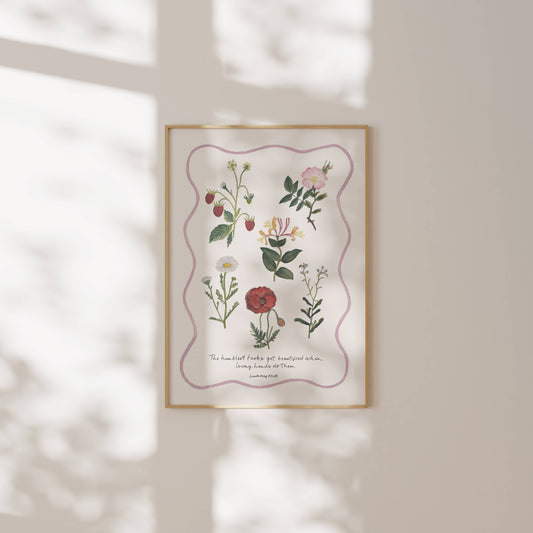 'Humblest Tasks' Little Women A4 Wall Print