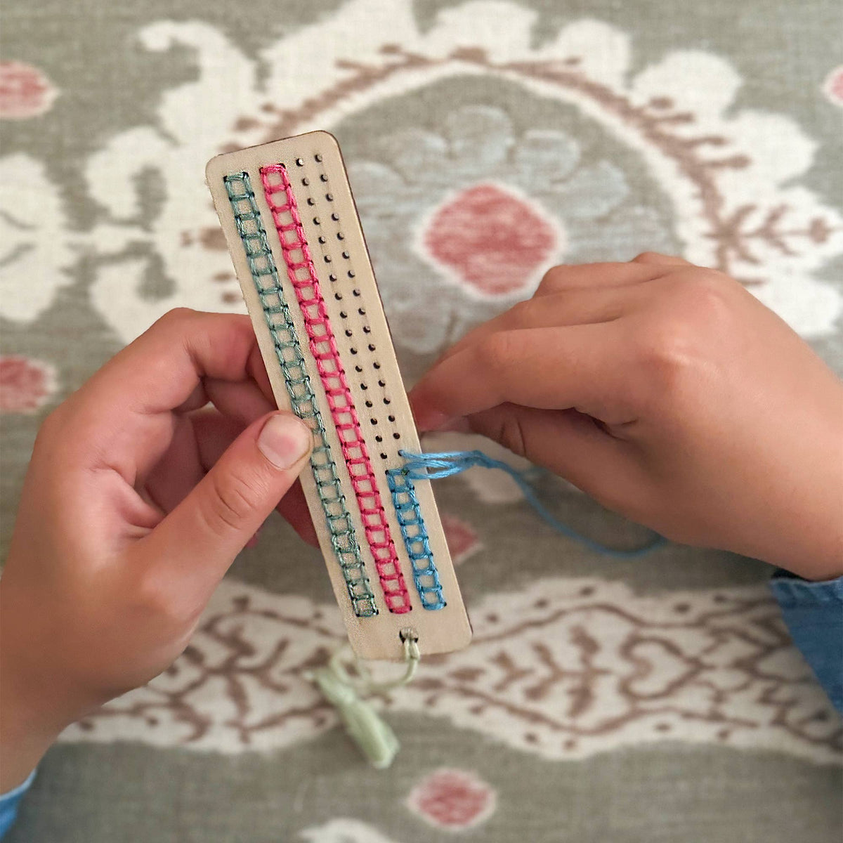 DIY Craft Kit: Make Your Own Stitched Tassel Bookmark