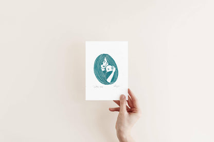 Little One A5 Riso Print