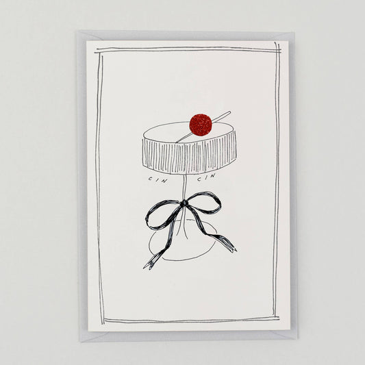 Cin Cin Greeting Card