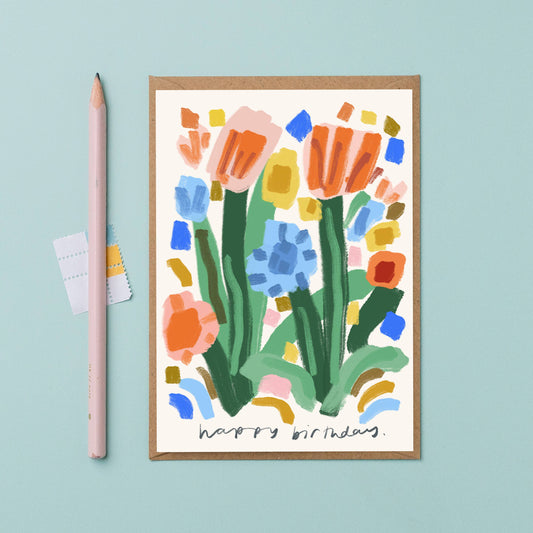 Happy Birthday Garden Card