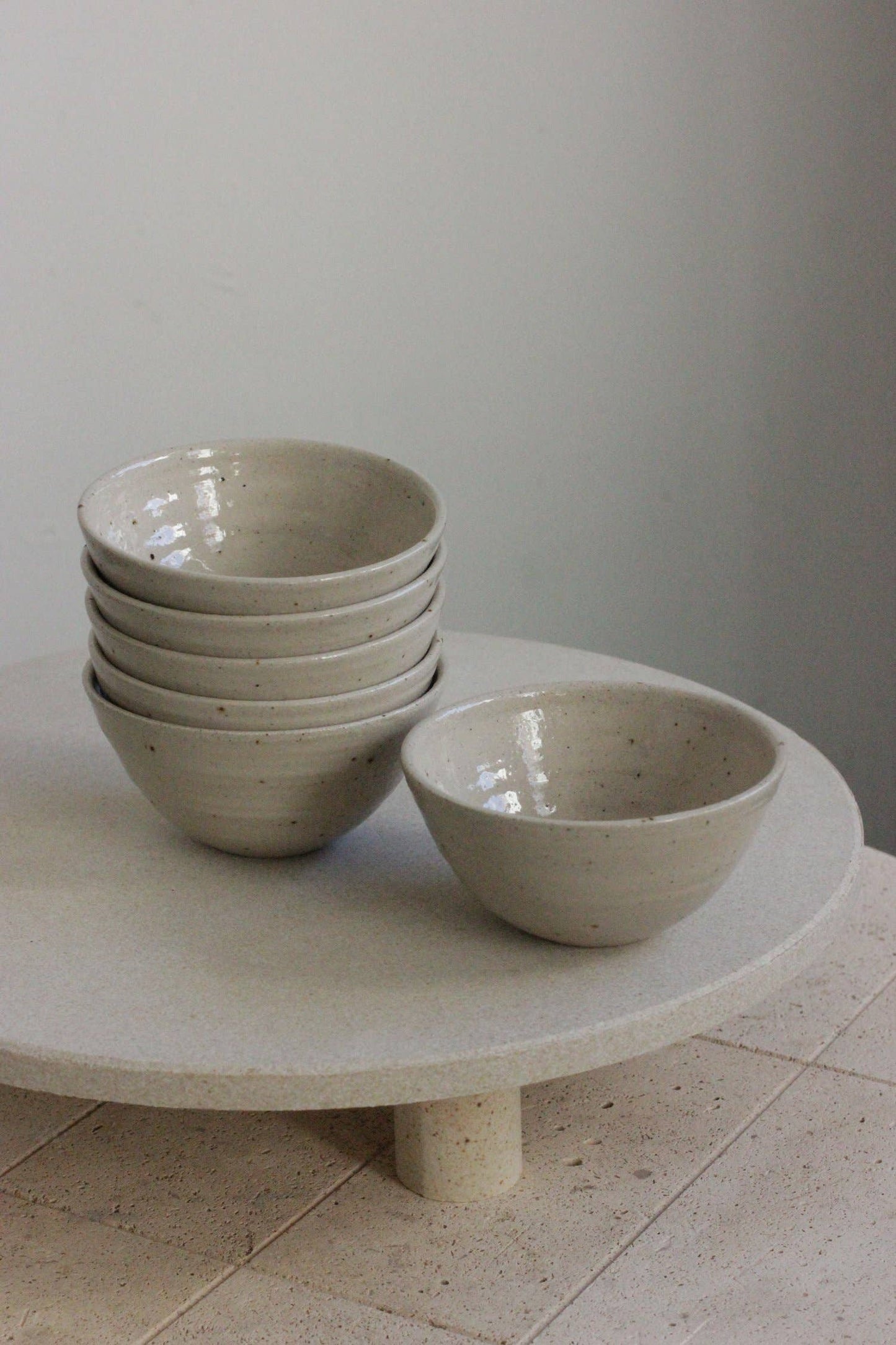 Speckled Stoneware Cereal Bowl