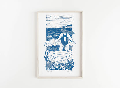 'Sea Air' Riso A4 Print