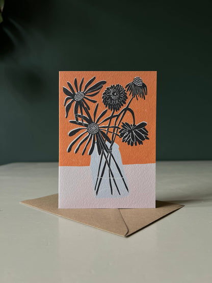 Autumn Flowers Greeting Card