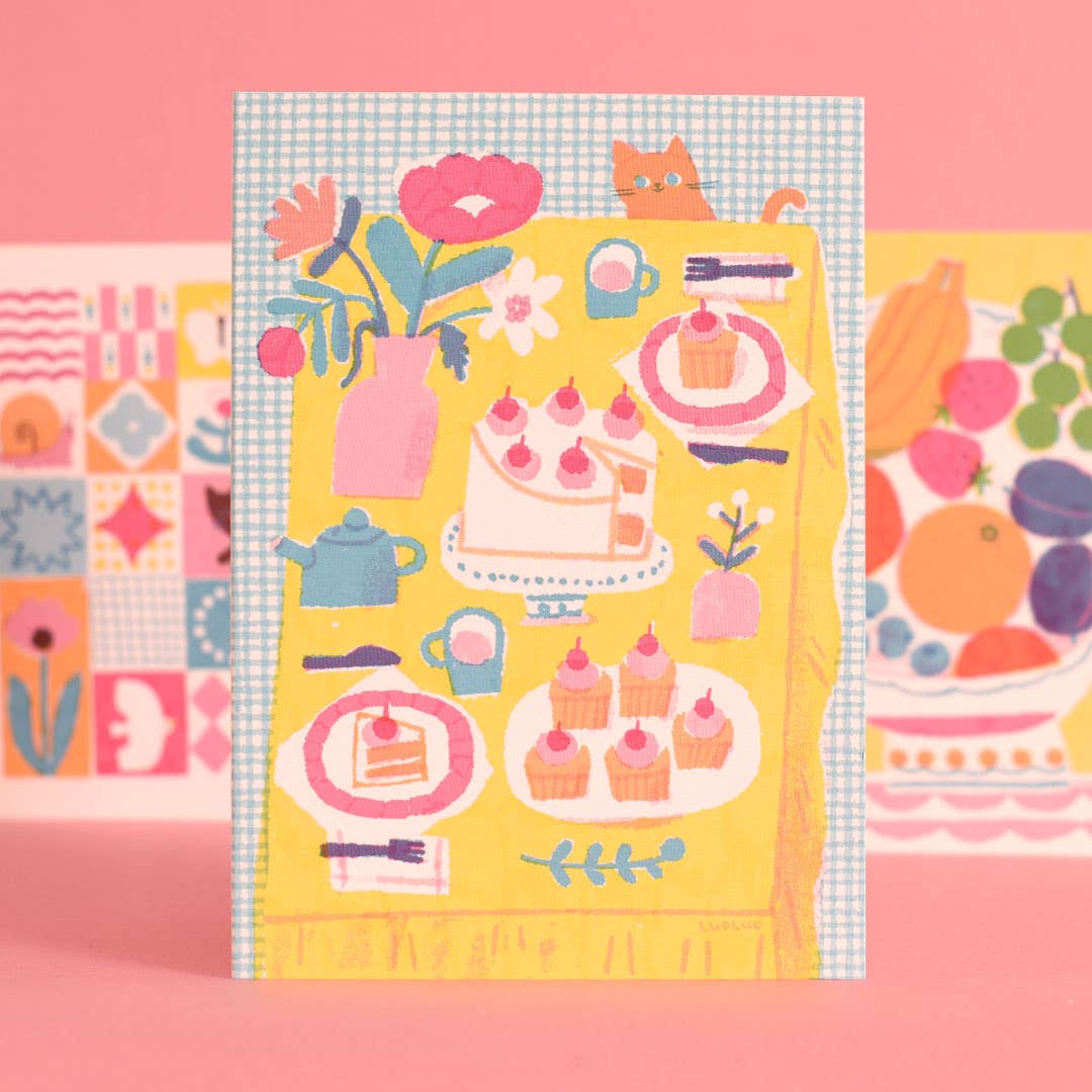 Tea Party Greetings Card