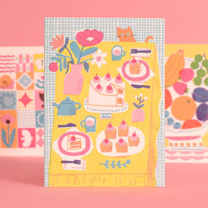 Tea Party Greetings Card