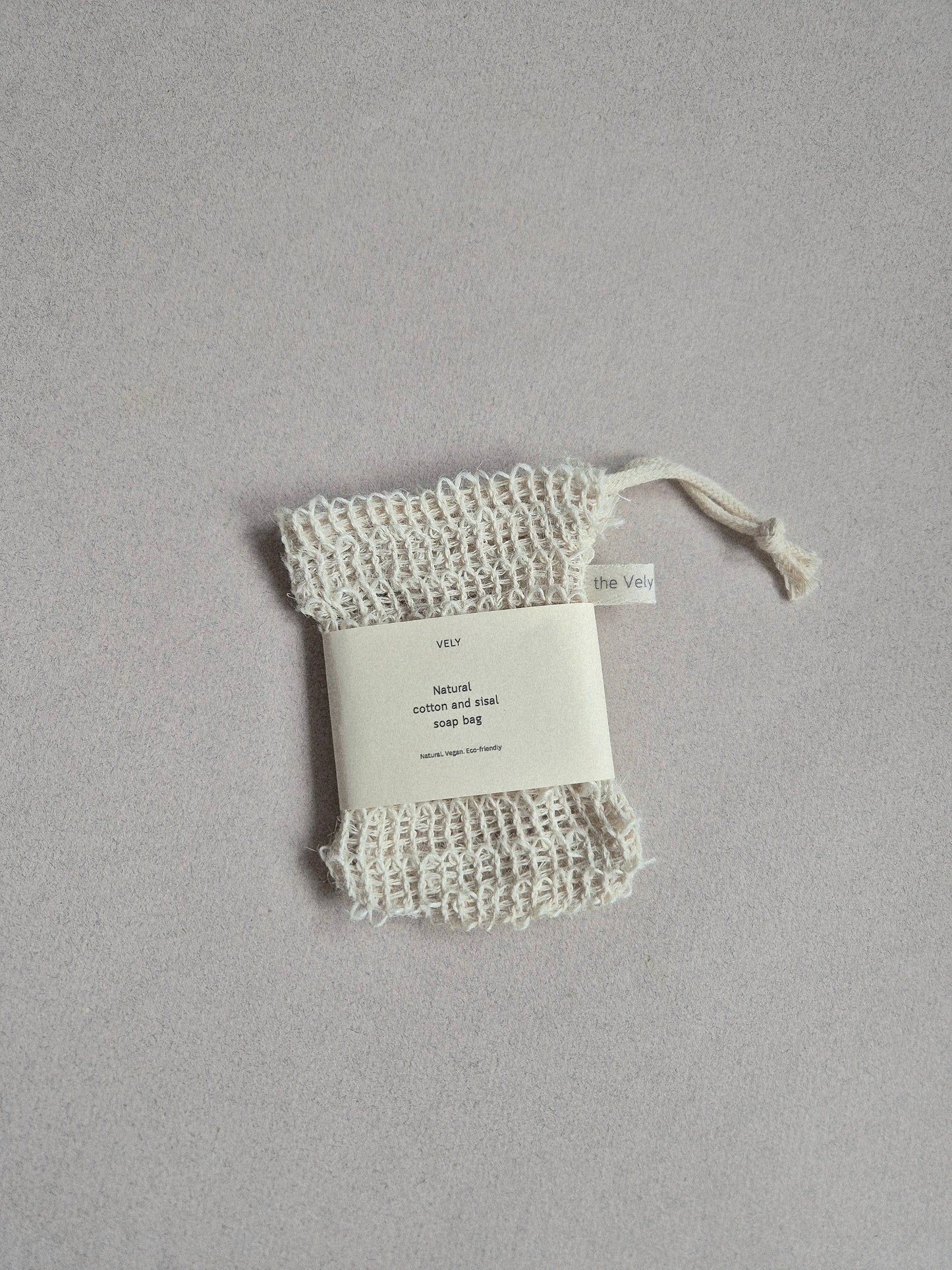 Natural Sisal and Cotton Soap Saver Bag