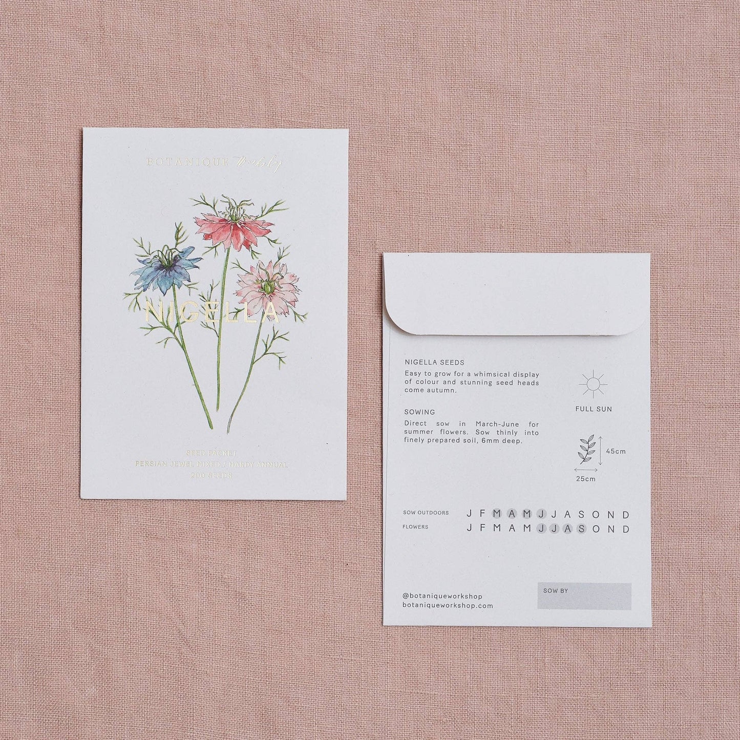 Nigella Persian Jewel Mixed Seed Packet