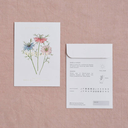 Nigella Persian Jewel Mixed Seed Packet