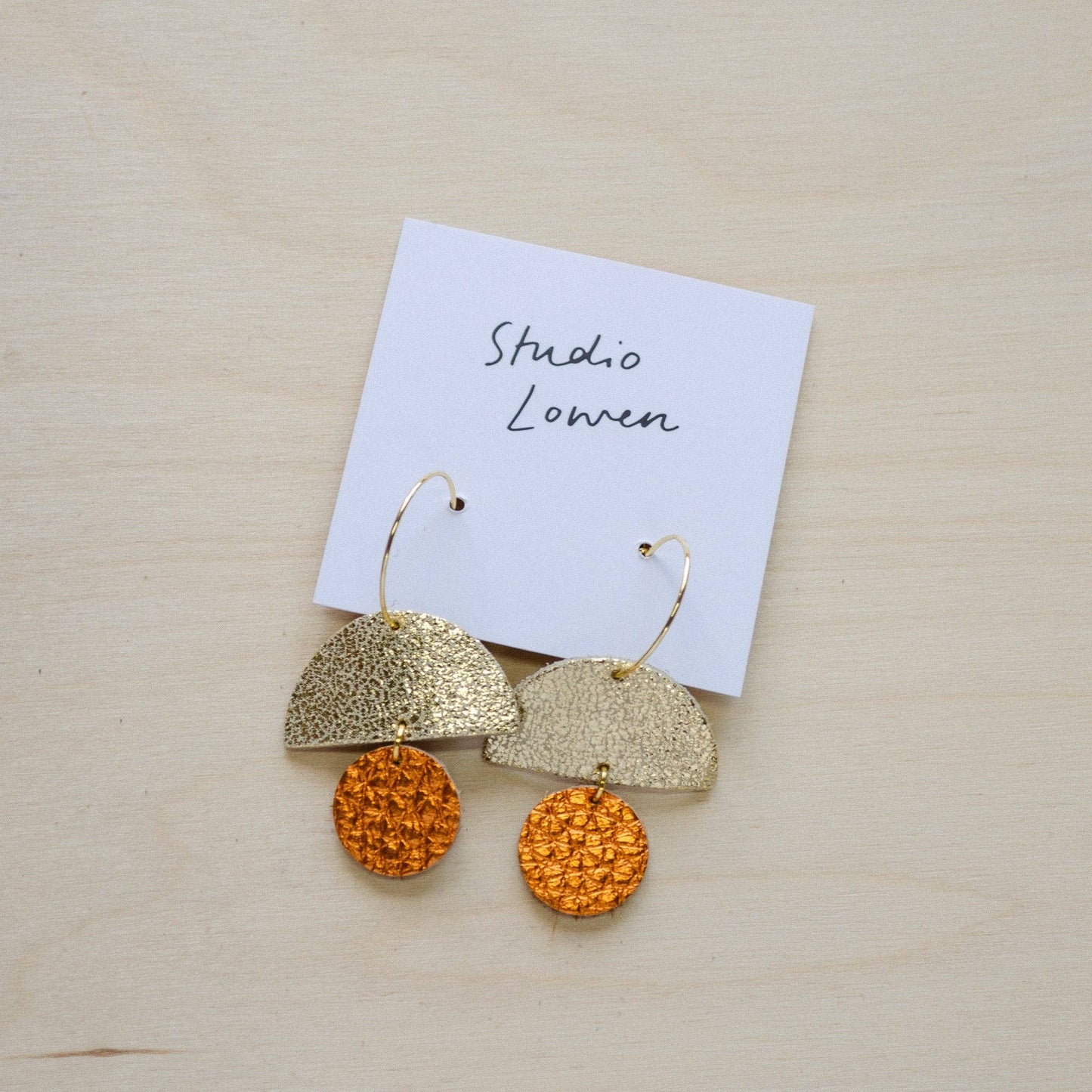 Sunrise Hoop Earrings