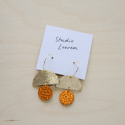 Sunrise Hoop Earrings