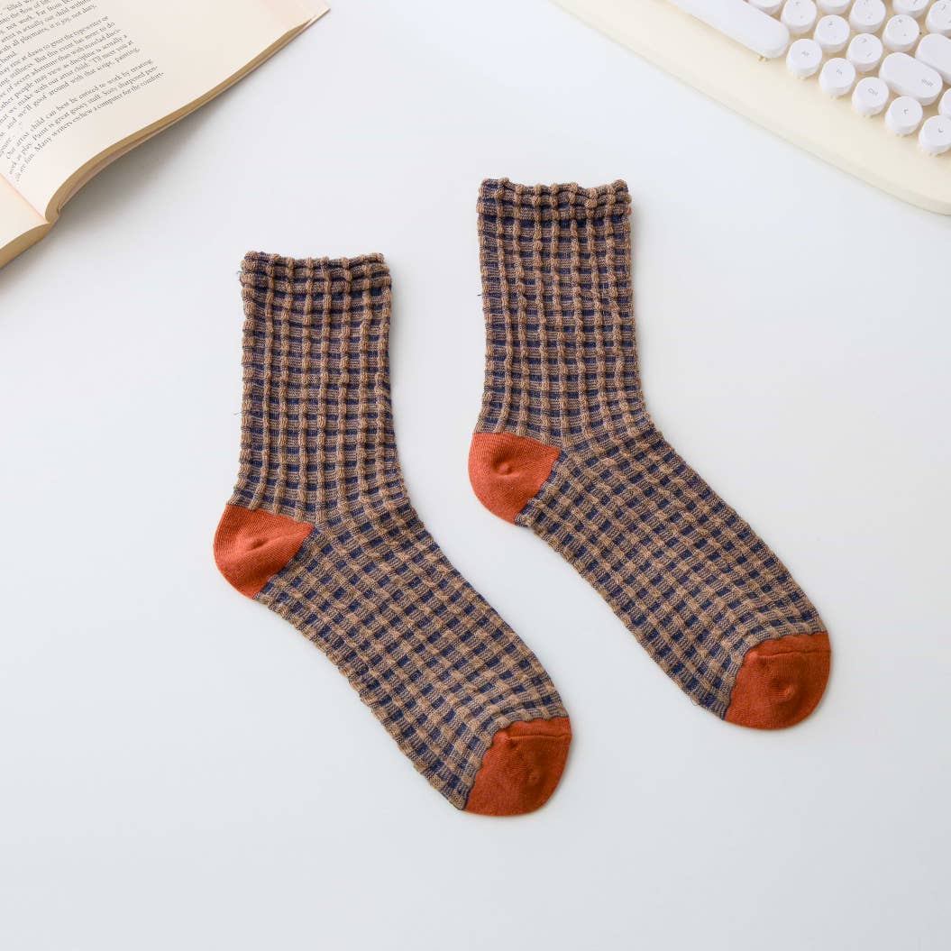 Women’s Cotton Waffle Socks
