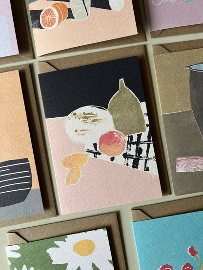 Still Life with a Matisse Melon Greeting Card