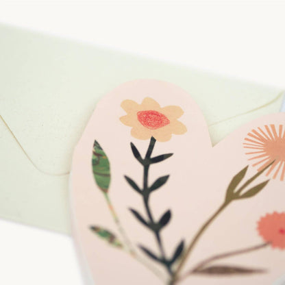Hearts Concertina Card