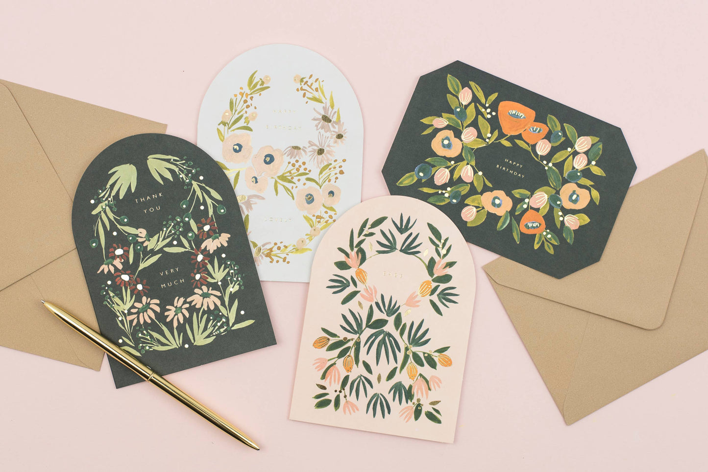 Floral Happy Birthday Card