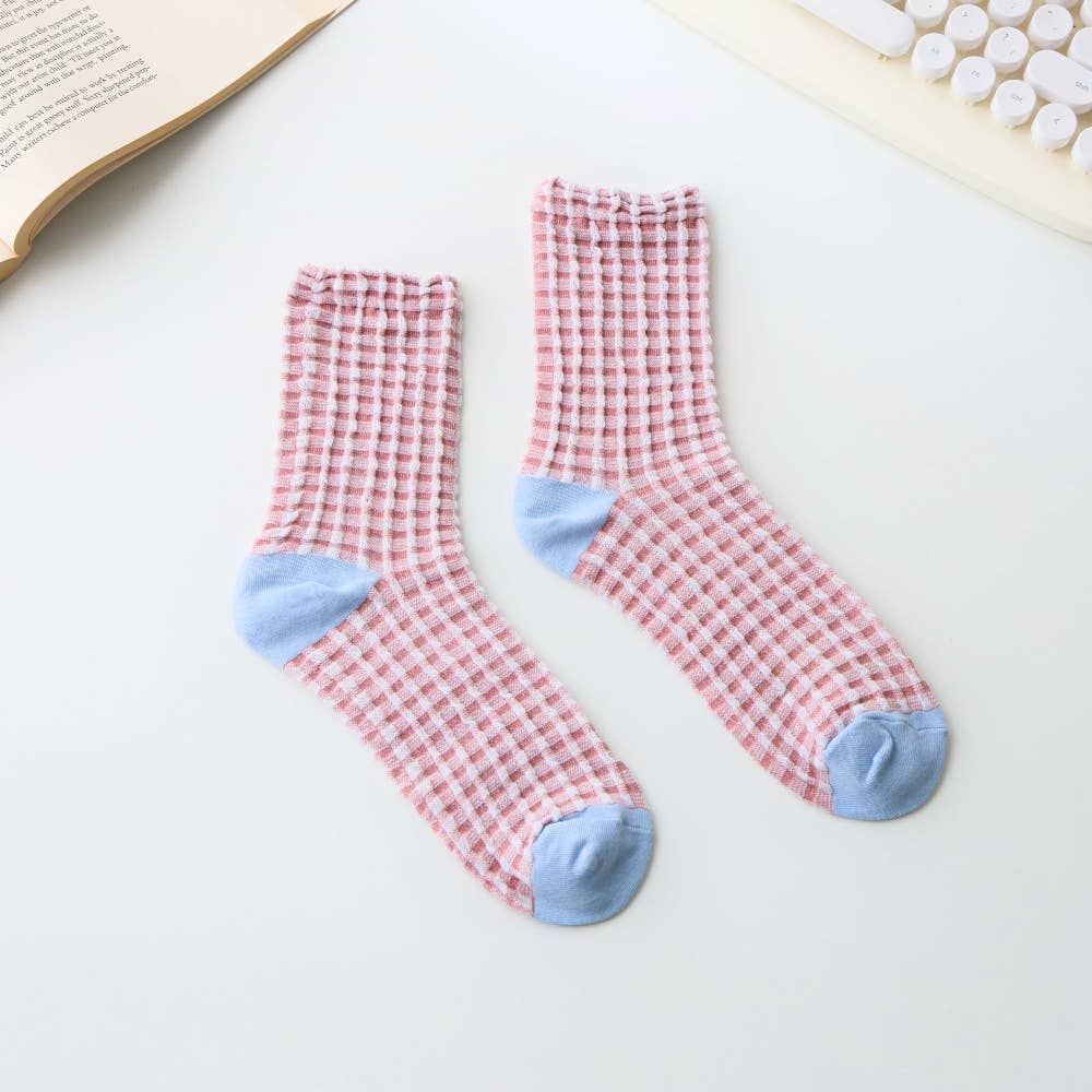 Women’s Cotton Waffle Socks