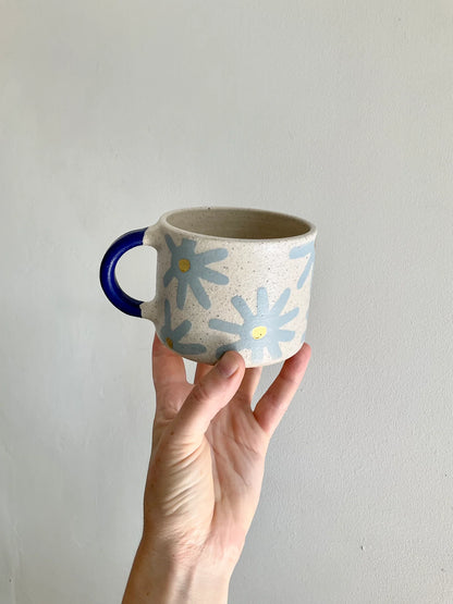 Blue Sunburst Mug