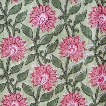 Pressed Petals Peony Tea Towel