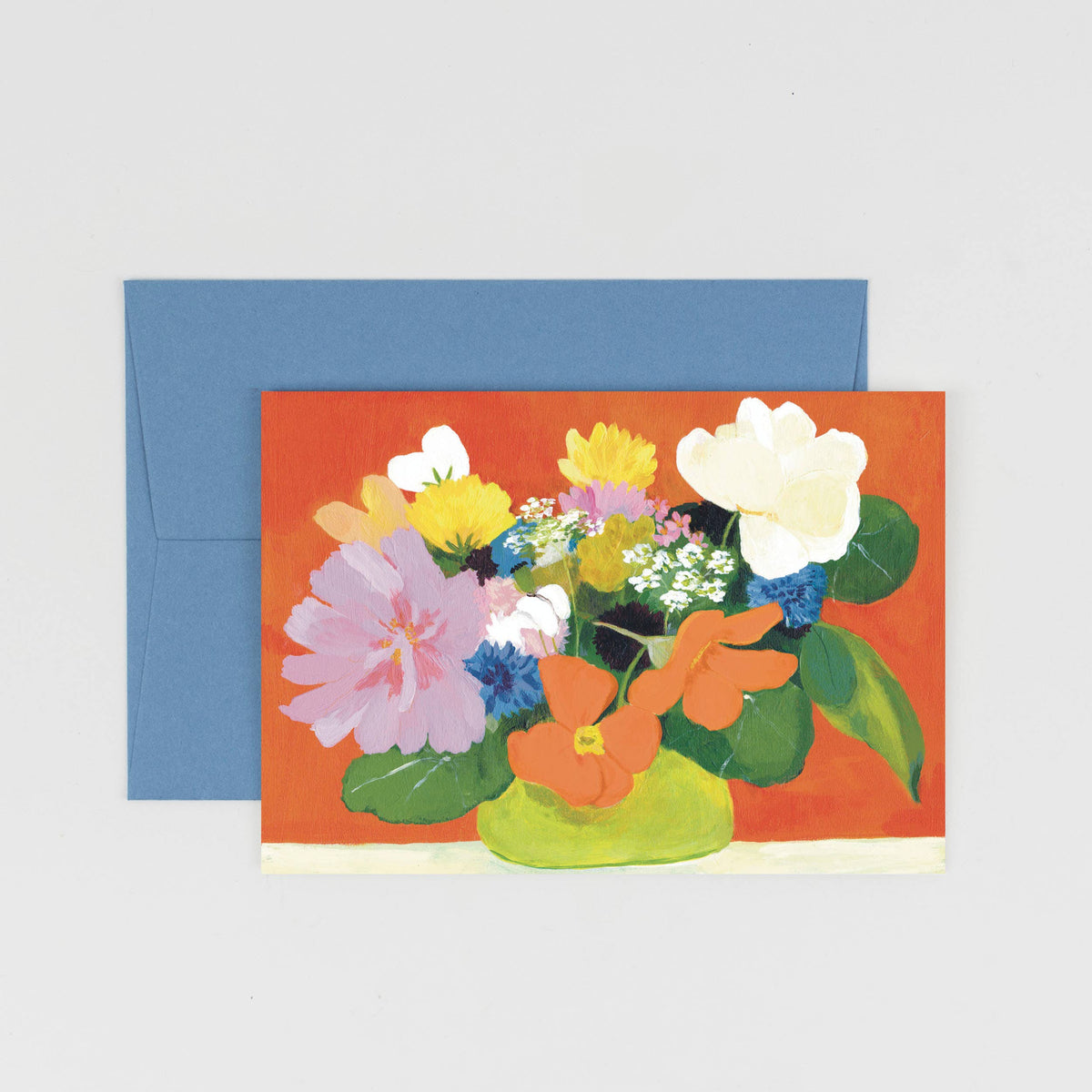 Nasturtium Greetings Card