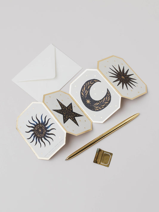 Celestial Concertina Mini Card