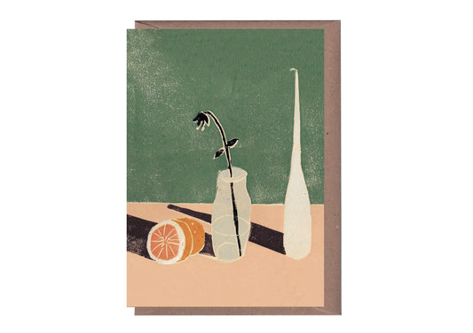 Grapefruit Still Life Greeting Card