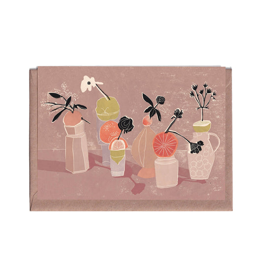 Citrus Still Life Greeting Card