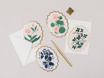 Happy Birthday Scallop Card