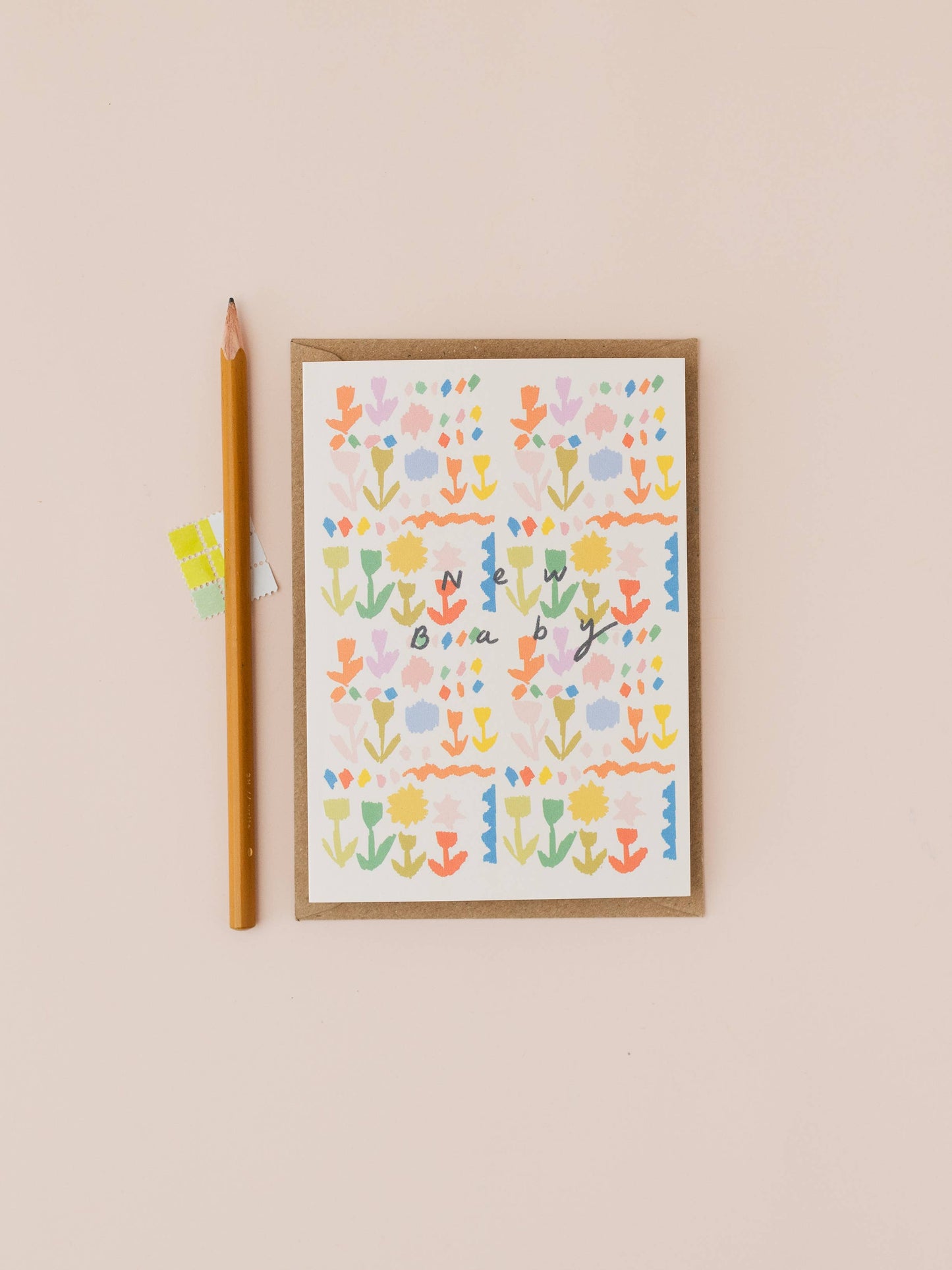 New Baby card New arrival unisex card