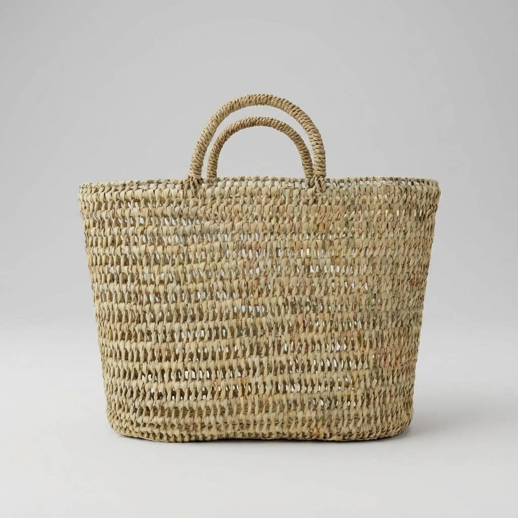 Boho Beach Basket Bag