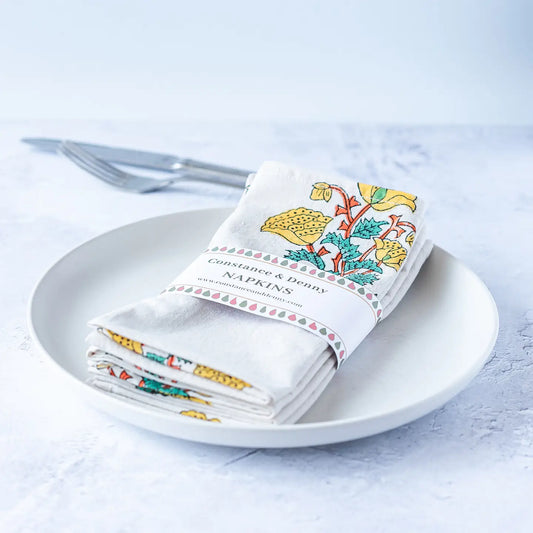 Yellow Flower Napkins