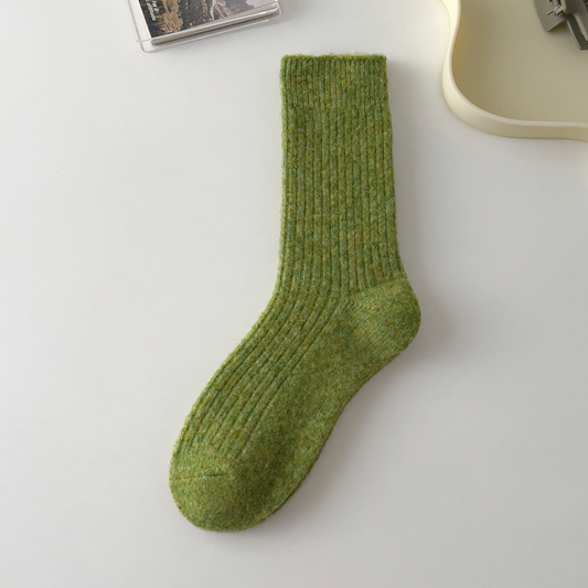 Olive Cashmere Socks