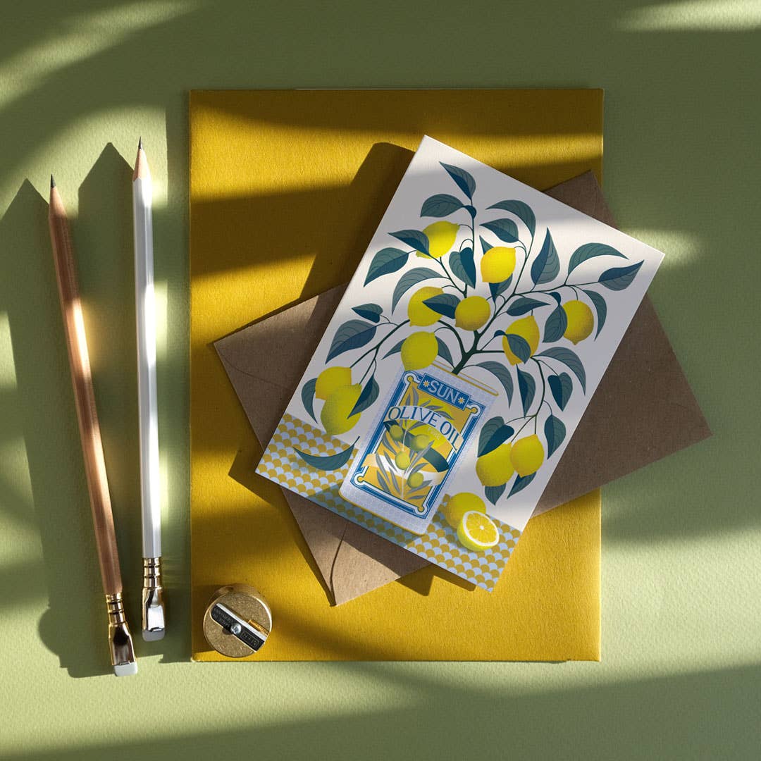 Lemon Tree Greetings Card