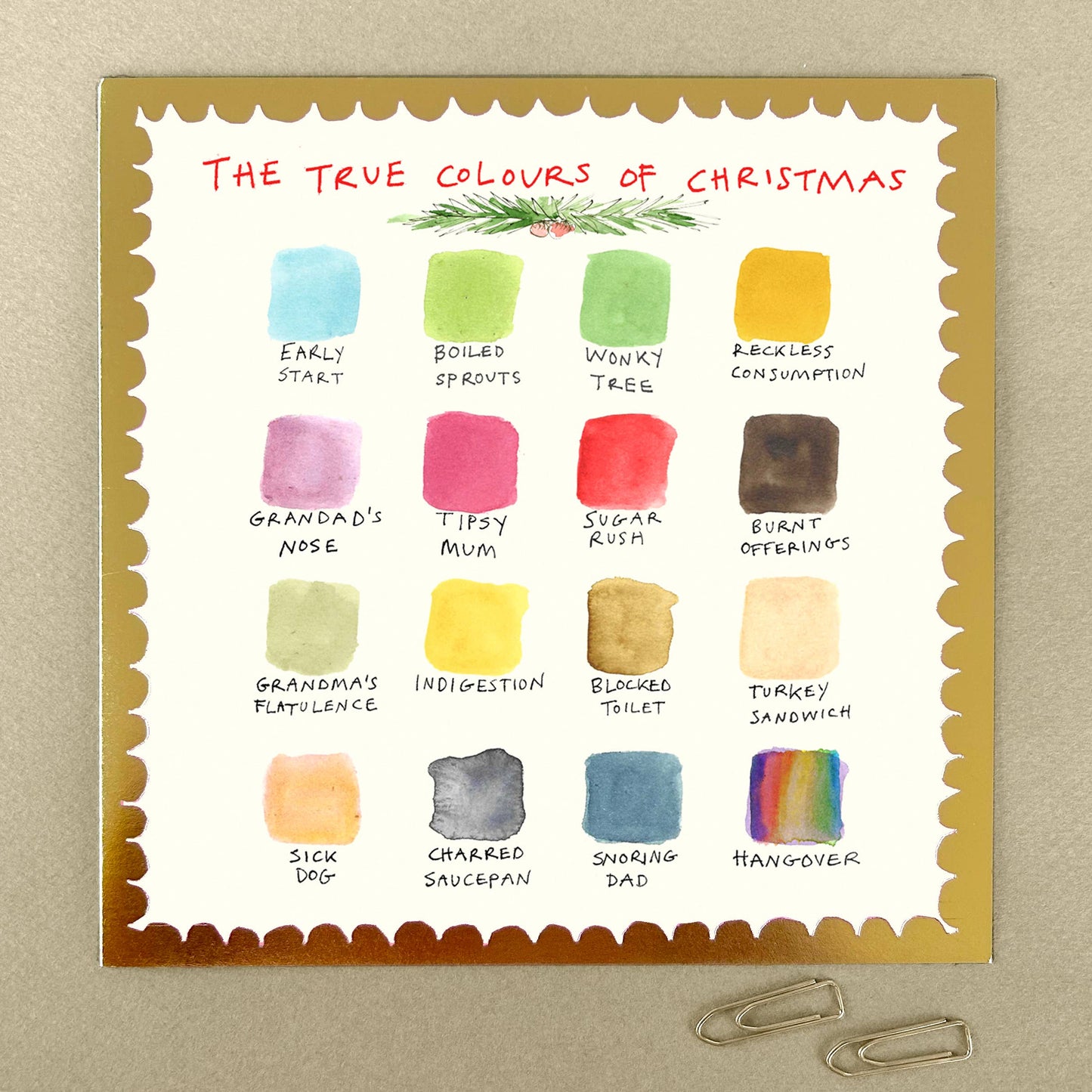 'The True Colours of Christmas' Greetings Card