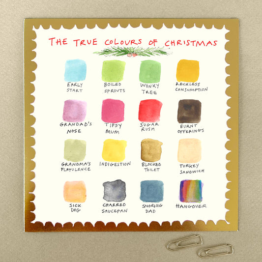 'The True Colours of Christmas' Greetings Card