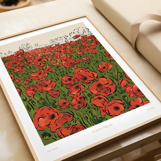 Poppy Fields Print