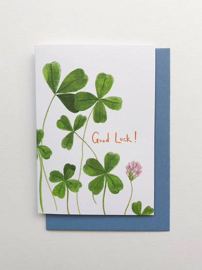 Good Luck Clover Card