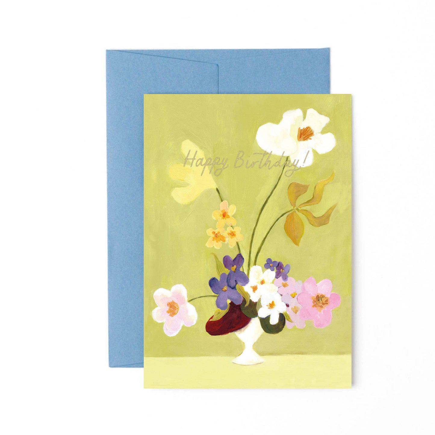 Happy Birthday Flower Frog | Luxury Gold Foil | Bouquet