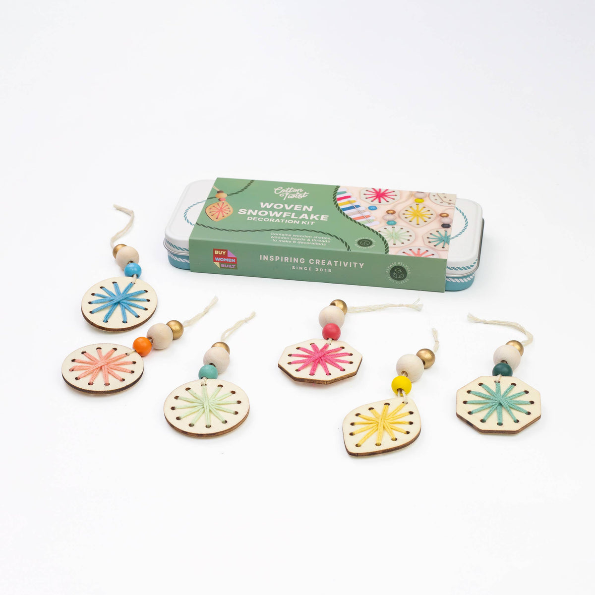 Woven Snowflake Christmas Decoration Kit