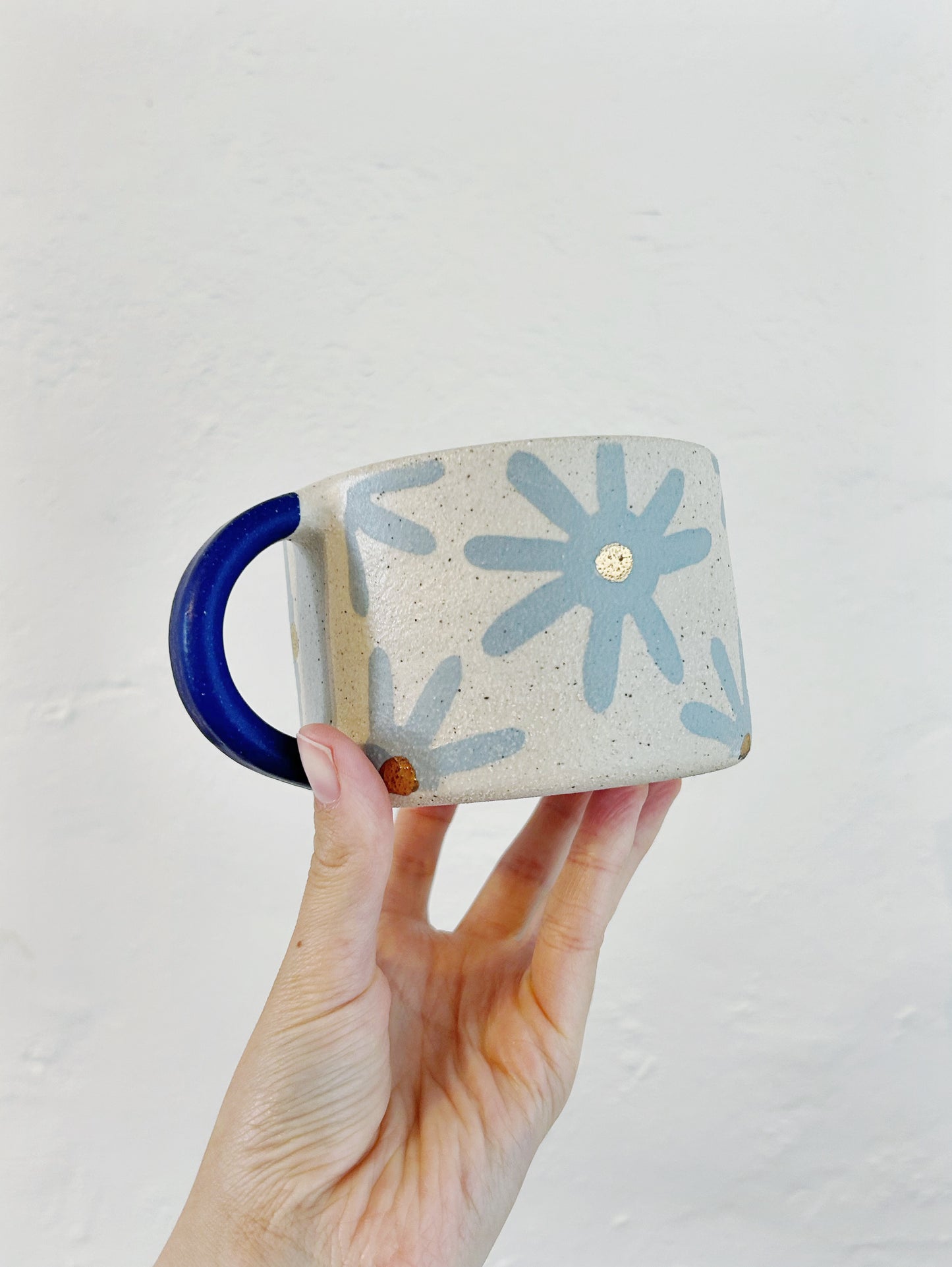 Blue Sunburst Mug