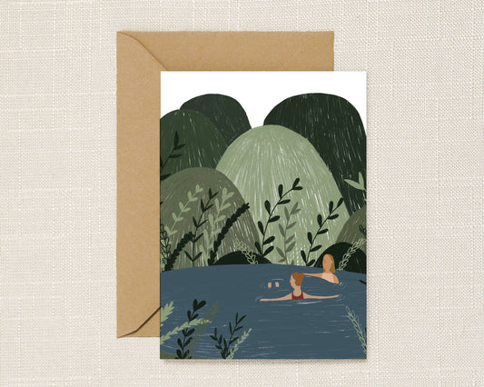 Wild Swimming In the Hills Card