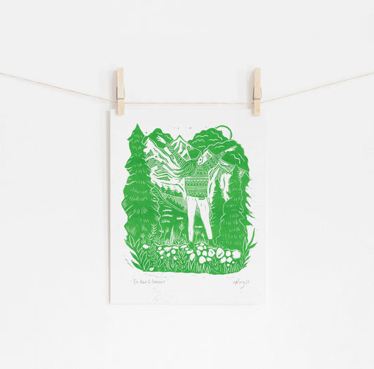 In Her Element Risograph Print
