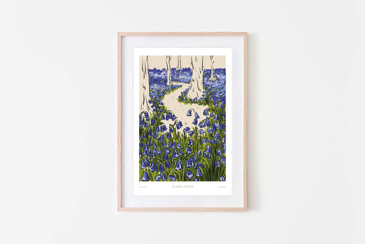 Bluebell Woods Print