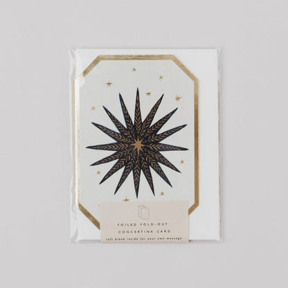 Celestial Concertina Mini Card