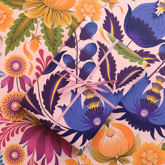 Petrykivka Folk Art Gift Wrap